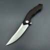 Zero Tolerance ZT 0462 CF Titanium  Flipper Knife  USA Made - DEAL! - Image 4