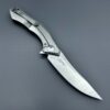Zero Tolerance ZT 0462 CF Titanium  Flipper Knife  USA Made - DEAL!
