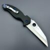 Spyderco Canis C248CFP Compression Lock Folding Knife 3.43" Blade w/Blue Titanium Screws and Plug - Image 5