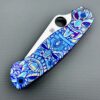 (-Paramilitary 2-) C81GP2 Custom Tiki Pattern Titanium Scales & Blue Titanium Hardware - Image 2