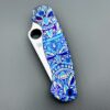 (-Paramilitary 2-) C81GP2 Custom Tiki Pattern Titanium Scales & Blue Titanium Hardware