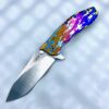 Zero Tolerance 0562Ti Flipper Rick Hinderer Folder ZT0562 w/ Chaos Camo Pattern - 20cv Blade Steel - Image 3
