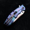 Zero Tolerance 0562Ti Flipper Rick Hinderer Plain Edge ZT 0562 Flomascus HV Blue and Purple - Image 4